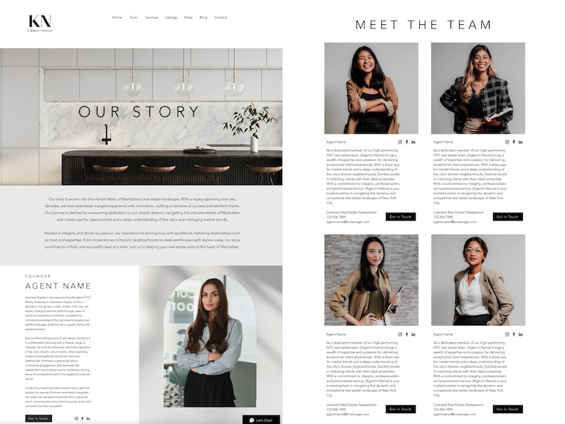 Real estate website template real estate wix website template luxury real estate website design landing page real estate marketing content