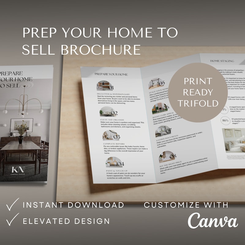 Home Staging Brochure - Etsy