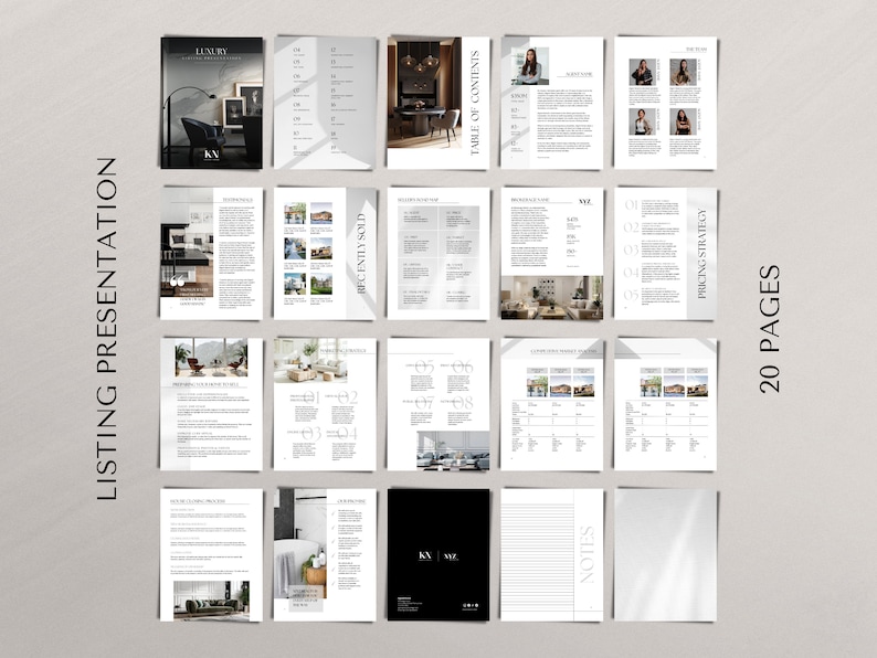 Pre listing presentation buyer seller guide real estate marketing plan cma real estate template bundle real estate buyer seller packet canva