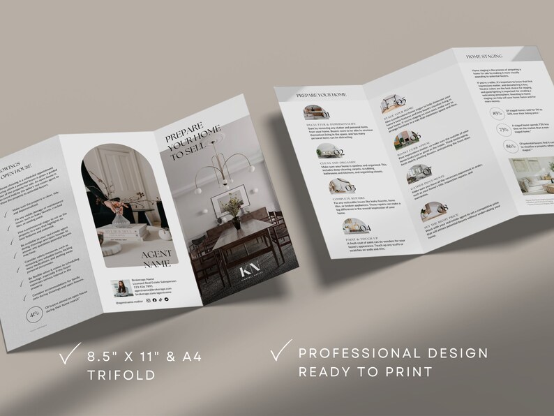 Prep Your Home to Sell Brochure Real Estate Sellers Guide Staging to ...
