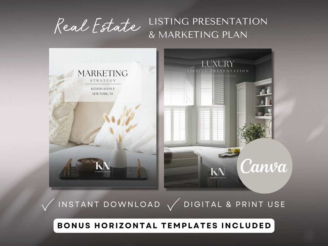 Real Estate Marketing Plan Real Estate Listing Presentation Template ...