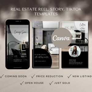IG template real estate reel real estate reels template real estate tiktok video templates tiktok for real estate luxury real estate