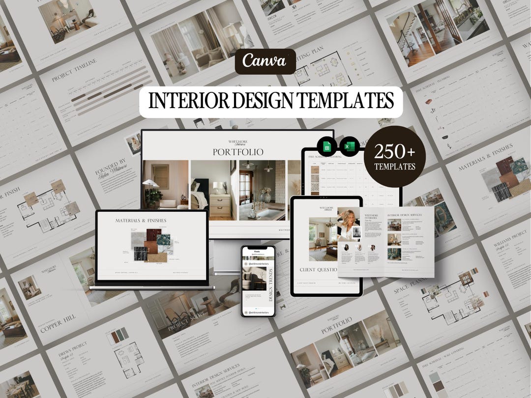 Interior Design Template Bundle Service Proposal FF&E Schedule Interior ...