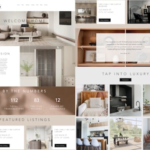 Real estate website template real estate wix website template luxury real estate website design landing page real estate marketing content