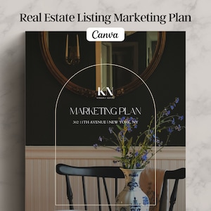 Real Estate Marketing Plan New Listing Template Realtor Marketing Strategy Property Listing Presentation Canva Real Estate Template Marketin