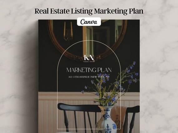 Real Estate Marketing Plan New Listing Template Realtor Marketing Strategy Property Listing Presentation Canva Real Estate Template Marketin