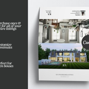Bifold Template Real Estate Brochure Just Listed Real Estate Template ...