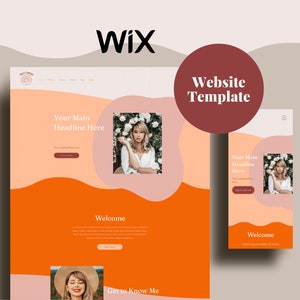 UGC website template wix coaching website blogger website template boho wix social media agency website course website podcaster website diy