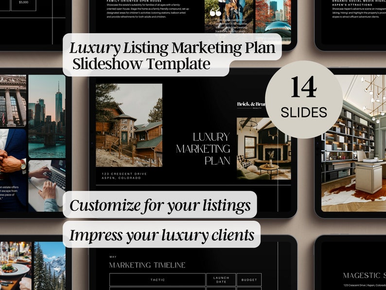 Real Estate Luxury Listing Presentation Template Real Estate Listing ...