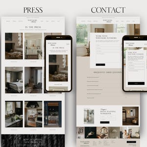 Interior Design Website Template Showit Luxury Interior Designer ...
