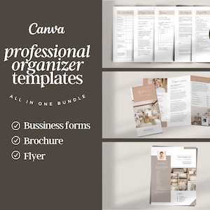 Professional organizer forms professional organizer brochure professional organizer flyer professional organizer templates intake forms