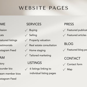 Wix website template realtor website template wix real estate website design real estate agent website theme wix website design custom