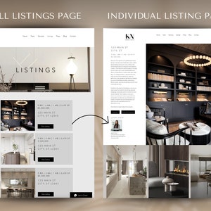 Wix website template realtor website template wix real estate website design real estate agent website theme wix website design custom