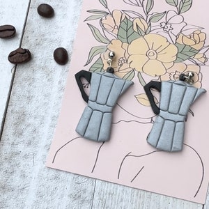 Espresso Pot Handmade Earrings