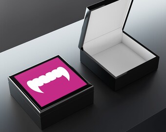 Vampire Teeth Jewelry Box // Vampire Fangs Box