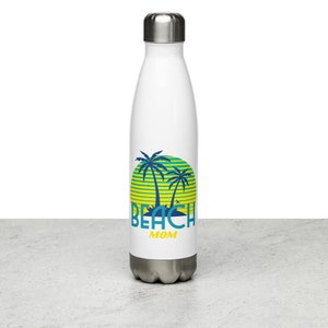 Beach Mom Stainless Steel Water Bottle