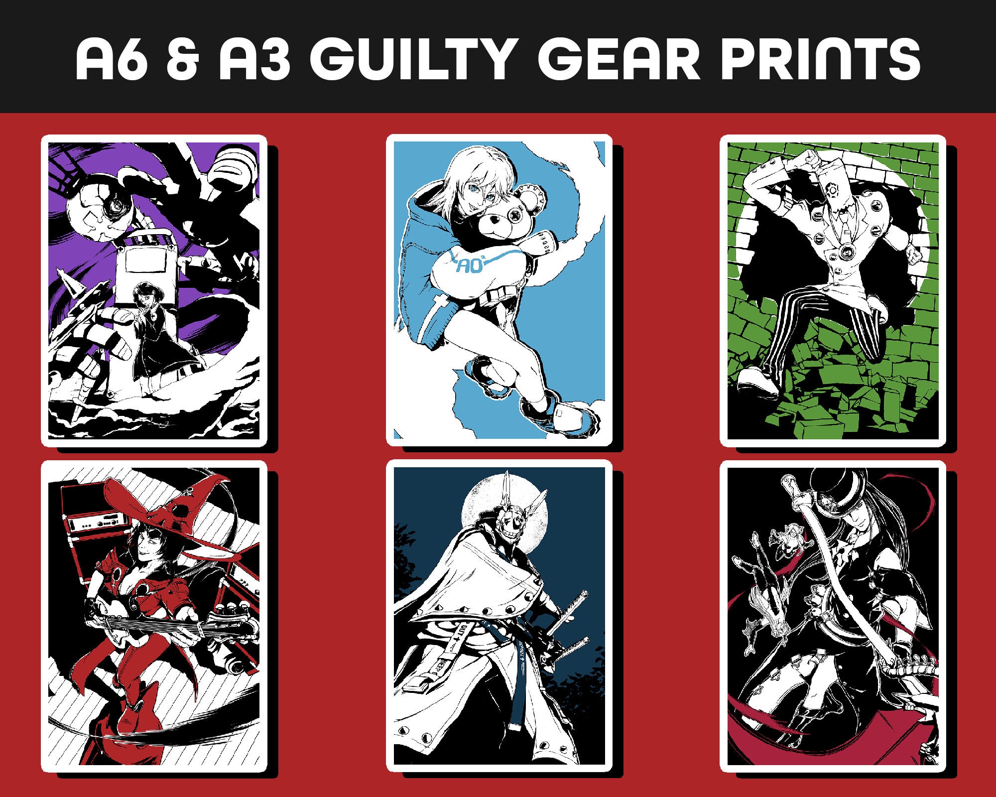 Guilty Gear Bridget Poster 18 x 24 Print Strive Game Room Wall