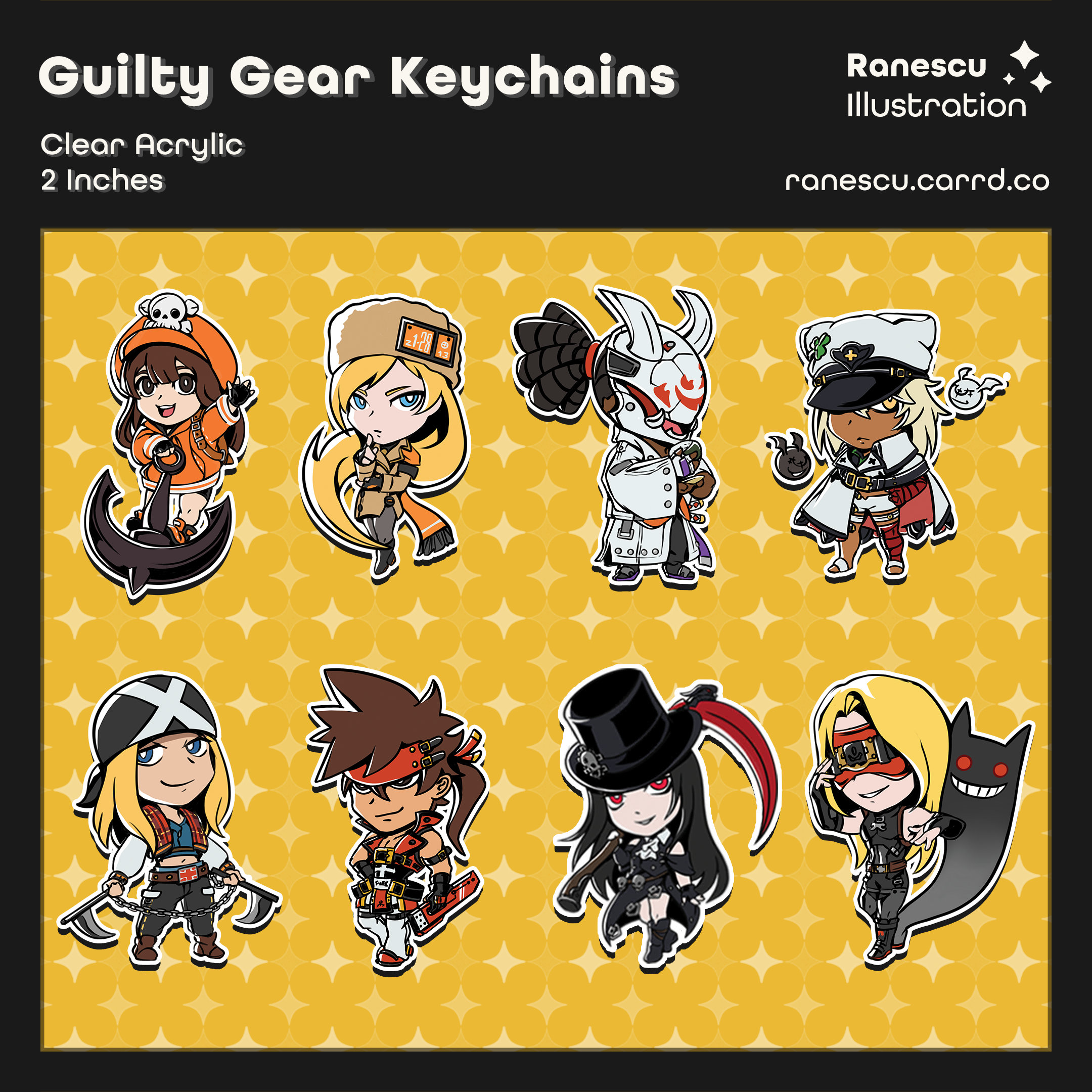 Guilty Gear Keychains Etsy