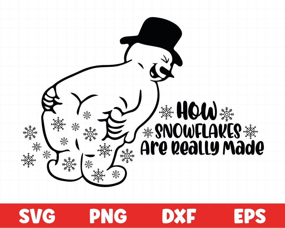 How Snowflakes Are Really Made Svg, Winter Svg, Winter Snowflake Svg