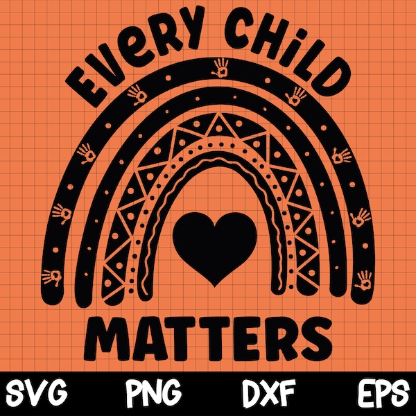 Every Child Matters SVG, Orange Shirt Day, Children School svg, Save Children Quote svg