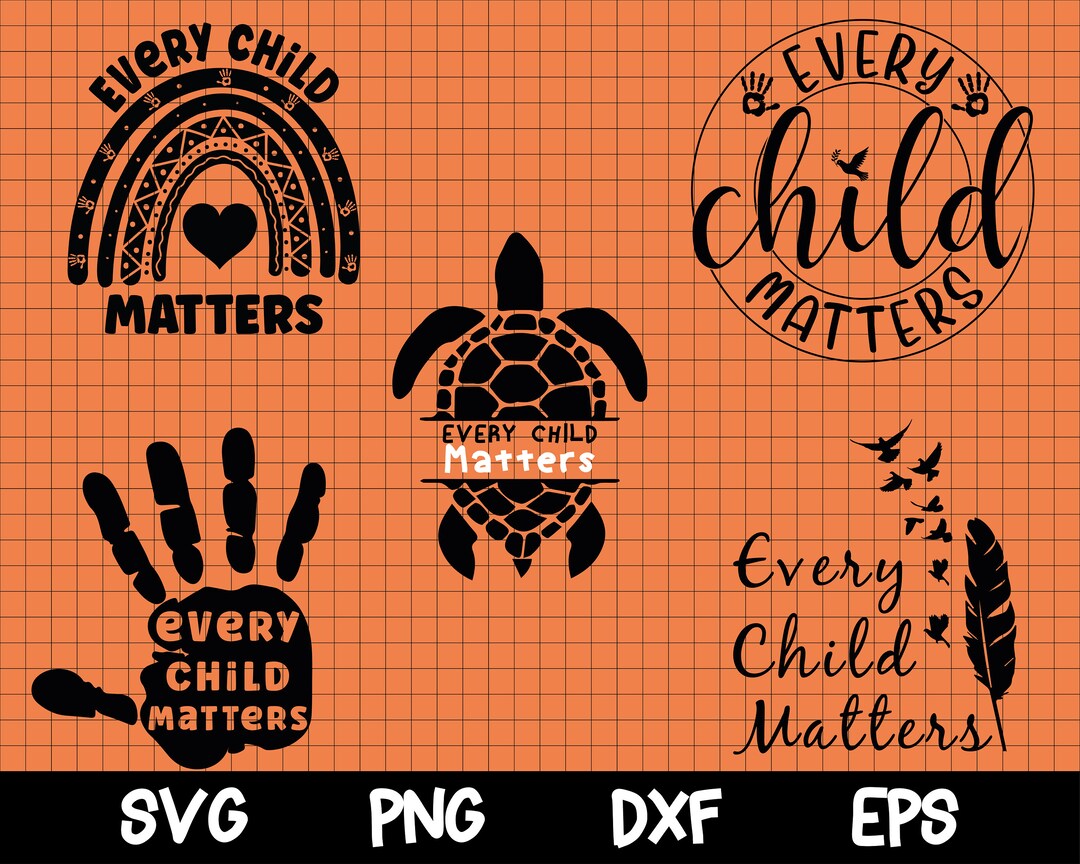 Every Child Matters SVG Bundle Orange Shirt Day Children - Etsy México