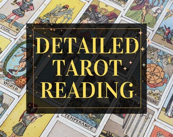 Detailed Tarot Reading, Spiritual Advice and Intuitive Guidance From Professional Psychic Tarot Reader, Personalized Card Readings