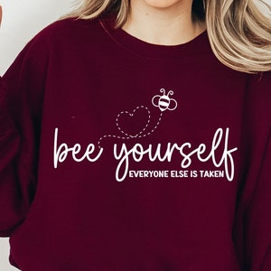 Bądź sobą SVG PNG PDF, Bądź sobą Svg, Nastolatek Svg, Motywacyjny Svg, Samoopieka Svg Inspirujący Svg, Pozytywny cytat, Zdrowie psychiczne Png, Wellness