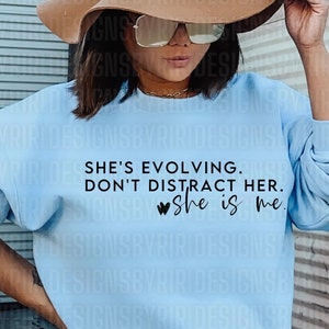 Shes Evolving SVG, Je suis elle SVG, Motivational SVG, Inspirational Png, Entrepreneuriat SVG, Girl boss SVG, Boss Girl, DFX