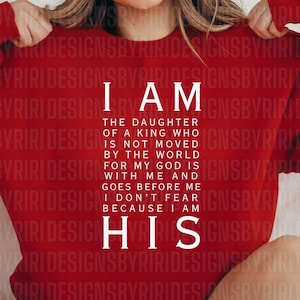 I am His SVG, God is Within Her, She Will Not Fail Png, Inspirational Quotes, God is Working Svg, Christian Svg, Faith Inspired, Cut Files