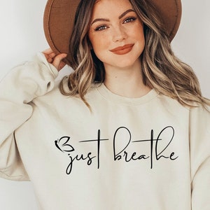 Just Breathe Butterfly SVG,Kindness svg,Positives Zitat svg,Inspirational svg,Self Love svg, Momlife Svg, Frauenshirt Svg, Cut File