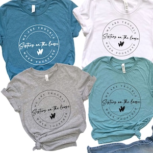 Sisters on the Loose SVG, Vacay Svg, Sisters Vacay Svg, Chemises de vacances Png, Chemises à boire Svg, DFX, Cricut Files, Girls Trip Svg