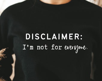 I'm Not For Everyone SVG PNG PDF, Introvert Svg, Funny Introvert Svg, Drama Queen Svg, Antisocial Svg, Awkward Svg, Self Love Svg