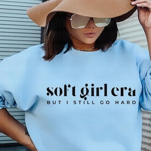In meiner sanften Mädchen-Ära PNG SVG, Girly Mädchen Png, Go Hard Png, Designs für T-Shirts, Aufkleber und mehr
