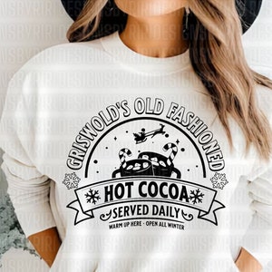 Griswold Christmas Hot Cocoa SVG: Family Movie Design (digitale download)