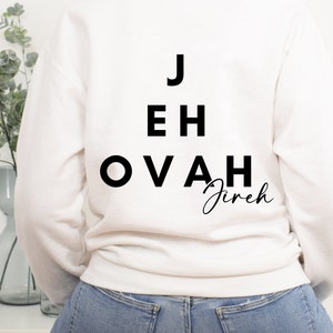Jehowa Jireh Svg, Jezus Svg, Wiara Svg Png PDF, Chrześcijański Svg, Wiara zainspirowana Png, Inspirujący cytat Svg, Samoopieka Svg, Pismo Święte