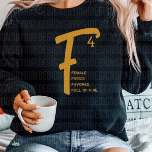 Felle vrouw favoriet vol vuur SVG, christelijke quote SVG vrouwen empowerment SVG, geloof PNG, drukte, tshirt gezegden, Cricut bestanden