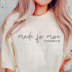 Gemaakt voor meer Svg, christelijke Svg, Jezus inspirerende Svg, Mindfulness Quote Svg, Truth Reminder Svg, inspirerende Svg, religieuze Svg, geloof