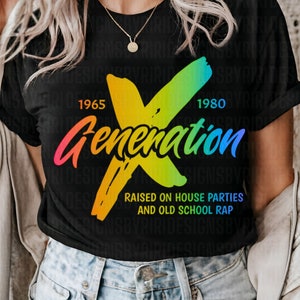 Generation X Raed On House Parties und Old School Rap SVG PNG-Dateien, Gen X Png, nostalgisches Geschenk