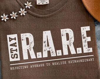 SVG "Mantente Raro", Rechaza los SVG "Promedio", SVG "Sé Original", Diseño para Camisetas, Diseño SVG "Humedad", Ya Vengo, SVG "Valioso" para Diseños de Camisetas de Mujer