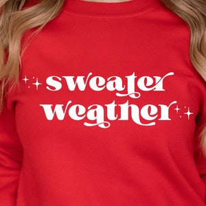 Sweater Weather Svg Png Pdf, Sweater Weather Cut File, Fall Vibes Svg, Holiday Sweater, Cute Svgs, Cricut File, It&#39;s Sweater Weather, Fall