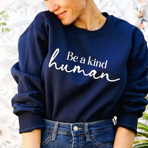 Be A Kind Human Svg, Kind Human Svg, Be Human Be Kind Svg, Positive Quote Svg, Ttshirt Quote, Kind Spruch, Kind Zitat, Mom Svg, Cut Files