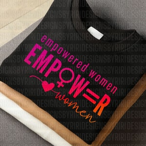 Bevollmächtigte Frauen Ermächtigen Frauen SVG PNG, Weibliche Ermächtigung Espng, Mädchen Power Espment, Die Zukunft ist weiblich Espng