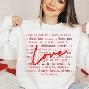 Love Definition PNG SVG: Christian Valentines Day Design (Digital Download)