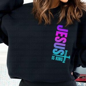 Jesus ist König PNG, Liebe geschnitten, be Art Träger, Kind Gottes Träger, Liebe wie Jesus, christlicher Träger, religiöser Träger, Glaube Träger, Jesus, DesignsByRiri