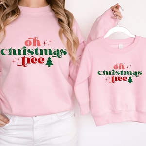 Oh Árvore de Natal Svg, Vibrações de Natal, Suéter de Natal, Época de Natal, Mamãe e Eu, Mamãe e Eu Png, Árvores de Natal Svg