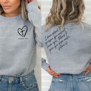 I Have Plans To Prosper You SVG Png, Inspirierende Zitate, Gott ist Arbeitig SVG, Christliche Schrift, Bibel Zitat, Selbstpflege SVG, DISTRESSED FONT