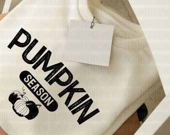 Pumpkin Season SVG PNG: Fall Bucket List (Digital Download)