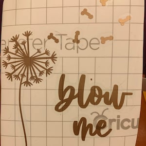 Blow me decal