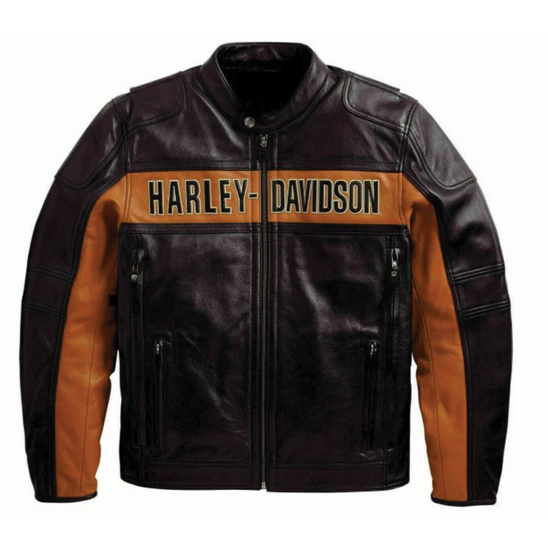 Harley Davidson Men's Brawler B&S Convertible Leather - Etsy