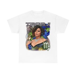 Taraji P Henson Unisex T Shirt Vintage-Inspired Zodiac Astrology Tee Virgo